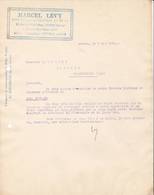 SUISSE GENEVE COURRIER 1926 BOIS De Construction  En Gros  Marcel LEVY   A94 - Svizzera