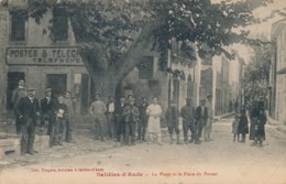 N68 - 11 - SALLÈLES-D'AUDE - Aude - La Poste Et La Place Du Portail - Salleles D'Aude