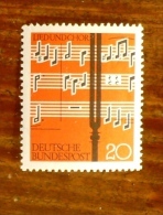 ALLEMAGNE -RFA Musique, Yvert N° 252 ** Neuf Sans Charniere. MNH - Music