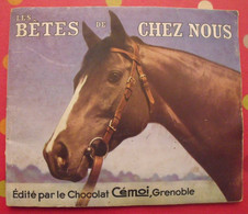 Album D'images  Chocolat Cémoi Grenoble. Les Bêtes De Chez Nous. Complet 144 Images. Vers 1950 - Sammelbilderalben & Katalogue