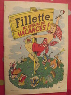 Fillette N° Spécial De Vacances 1954. 48 Pages - Fillette