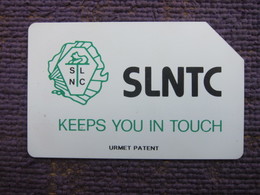 Urmet Phonecard,SRL-08 Black SLNTC,used - Sierra Leona