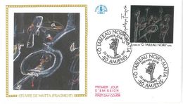 FDC Oeuvre De Matta O Tableau Noir (80 Amiens 30/11/1991) - 1990-1999
