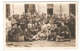 Carte Photo Militaria Groupe De Militaires - Regimente