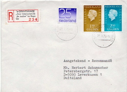 Postal History Cover: Netherlands R Cover Gravenhage Cour Internationale De Justice La Haye - Cartas