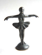 Rare FIGURINE KINDER  METAL BALERINE DANSEUSE 4 70's - U-EI (1) - Metal Figurines