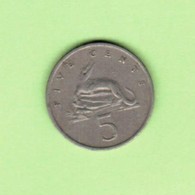 JAMAICA   5 CENTS 1969  (KM # 46) #5197 - Jamaique