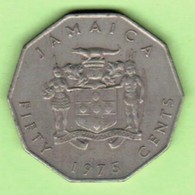 JAMAICA   50 CENTS 1975  (KM # 65) #5201 - Jamaica