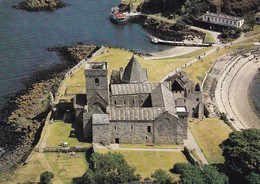 Postcard Inchcolm Abbey Aerial View [ Augustinian ] My Ref  B23221 - Fife