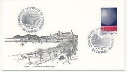 FRANCE - Enveloppe FDC - 3,40F Conférence Mondiale De L'Energie - Premier Jour - Cannes - 1986 - 1980-1989