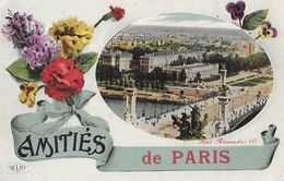 Amitiés De Paris - Le Pont Alexandre III - Carte E.L.D. - Souvenir De...