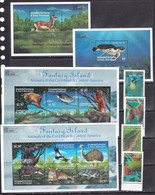 Grenada Grenadines 2000 Wild Animals Burds Turtles Etc Set+2klb+2s/s MNH - Unclassified