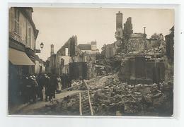 Oise - 60 - Senlis Carte Photo Café La Licorne Bazar 27/09/1914 - Senlis