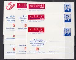 Belgie  Briefkaart  Mutapost  9x Diverse Motieven Ongebruikt (41420) - Avviso Cambiamento Indirizzo