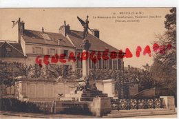 77-MEAUX - LE MONUMENT DES COMBATTANTS BOULEVARD JEAN ROSE - MONCEL STATUAIRE - Meaux