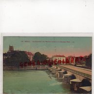 77- MEAUX - EMPLACEMENT DES MOULINS BRULES ET LE NOUVEAU PONT - Meaux