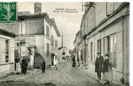 91. CPA 16 NERSAC. ROUTE DE CHATEAUNEUF 1910 - Otros Municipios