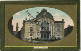 Fürth - Stadttheater - Gold-Photo - Verlag B. Lehrburger Nürnberg Gel. 1910 - Fürth