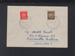 San Marino Lettera Aerea 1947 - Storia Postale