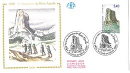FDC 1492 1ère Ascension Du Mont Aiguille (38 Clelles En Trieves 27/06/1992) - 1990-1999