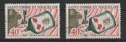 MiNr. 422 St. Pierre Und Miquelon / 1967, 20. Nov. Fernsehen. - Gebraucht