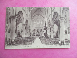 CPA 62 FRUGES INTERIEUR EGLISE - Fruges