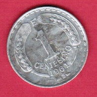 CHILE   1 CENTESIMO 1961 (KM # 189) #5234 - Chili