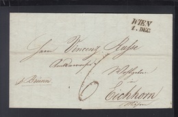 Österreich Falthülle Wien Nach Eichhorn 1837 - ...-1850 Prephilately