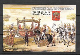 Vaticano 1997 Carrozze Ed Auto Pontificie Libretto Nuovo/mnh** - Booklets