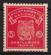 CANILLEJAS (MADRID) 5 CTS. ROJO - Emisiones Nacionalistas