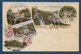 Gruss Aus  THARANDT  1899 - 2 Scans - Tharandt