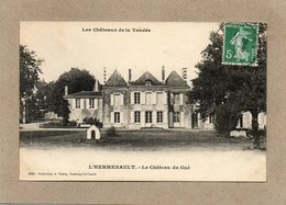 CPA -  L'HERMENAULT (85) - Aspect Du Château Du Gué En 1913 - L'Hermenault