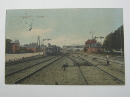 Carte Postale  , Briefkaart ,  ALMELO , Gare  1923 - Almelo