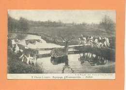 CPA - Chasse à Courre -  Equipage D'  Ermenonville  - Hallali  -( Cerf ) - Ermenonville