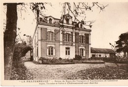 49. CPA. CHATEAUNEUF SUR SARTHE. Maison Bourgeoise "la Fraternelle." Maison De Repos Des VRP. - Chateauneuf Sur Sarthe