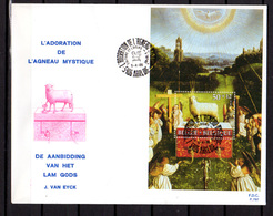 1986   Belgique, FDC 787, L’adoration De L’agneau Mystique, 2 X  BF 62, Cote 24 €, - 1981-1990