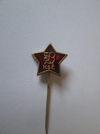 1971 Czechoslovakia Communist Party KSC 50th Anniversary Political,collector Pin Badge - Altri & Non Classificati