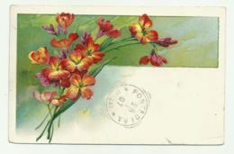 FIORI  IN RILIEVO 1907 - VIAGGIATA FP - Flowers