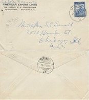 Turchia Turkey 1933 Cover From Istanbul To U.S.A - Covers & Documents