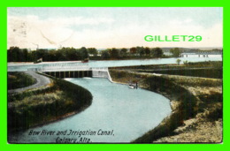 CALGARY, ALBERTA - BOW RIVER AND IRRIGATION CANAL - ANIMATED - TRAVEL IN 1907 - MAC FARLANE - - Calgary