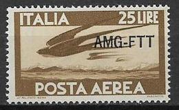 TRIESTE AMG-FTT. 1949-52  POSTA AEREA DEMOCRATICA SASS. 21  MLH VF - Andere & Zonder Classificatie