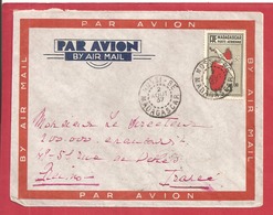 Y&T N°PA32 ANTSIRABE  Vers FRANCE  1937  2 SCANS - Covers & Documents