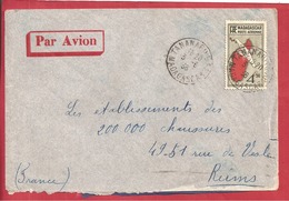 Y&T N°PA32 TANANARIVE   Vers FRANCE  1936  2 SCANS - Covers & Documents