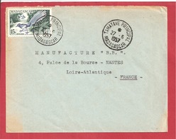 Y&T N°324 TAMATAVE  Vers FRANCE  1956 - Briefe U. Dokumente