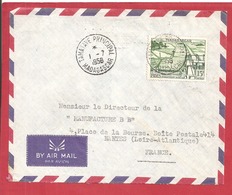 Y&T N°330 TAMATAVE  Vers FRANCE  1958 - Lettres & Documents