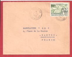 Y&T N°330 NOSSI BE  Vers FRANCE  1958 - Briefe U. Dokumente