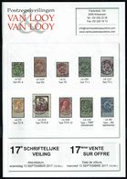 Maison VAN LOOY -  17 E Vente - Anvers - Septembre 2017. - Catalogues For Auction Houses
