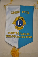 Rare Fanion Lion's Club Bogliasco - Autres & Non Classés