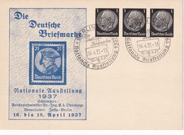 ALLEMAGNE 1937    ENTIER POSTAL/GANZSACHE/POSTAL STATIONERY  CARTE  DE BERLIN - Ganzsachen