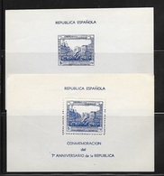 MADRID  CONJUNTO DE 2 HOJAS BLOQUE DE 5 PTAS. AZUL - Emisiones Nacionalistas